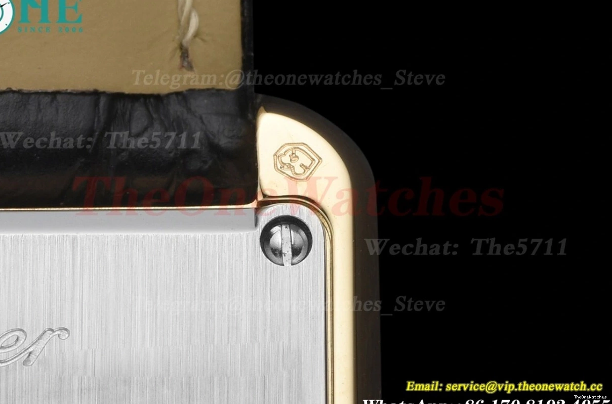 DRF Solo Dial White YG Tank Quartz 24.4mm LE 0301